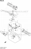 HANDGRIPS   LEVERS  for Suzuki V-STROM 650 2013