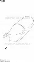 HIGH SEAT (OPTIONAL) for Suzuki V-STROM 650 2013