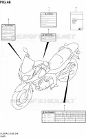 LABEL for Suzuki V-STROM 650 2013