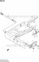 SWINGARM for Suzuki V-STROM 650 2013