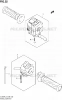 SWITCHES for Suzuki V-STROM 650 2013