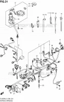 WIRING HARNESS for Suzuki V-STROM 650 2013