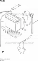 BATTERY for Suzuki V-STROM 650 2014