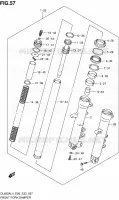 FRONT FORK for Suzuki V-STROM 650 2014