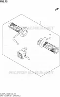 GRIP HEATER SET (OPTIONAL) for Suzuki V-STROM 650 2014