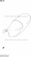 HIGH SEAT (OPTIONAL) for Suzuki V-STROM 650 2014