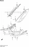 REAR FAIRING for Suzuki V-STROM 650 2014