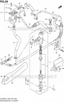 REAR MASTER CYLINDER for Suzuki V-STROM 650 2014