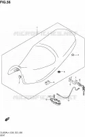 SEAT for Suzuki V-STROM 650 2014