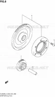 STARTER MOTOR CLUTCH for Suzuki V-STROM 650 2014