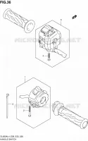 SWITCHES for Suzuki V-STROM 650 2014