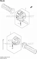 SWITCHES for Suzuki V-STROM 650 2014