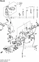 WIRING HARNESS (DL650AL4 E33) for Suzuki V-STROM 650 2014