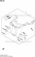 CENTER STAND SET (OPTIONAL) for Suzuki V-STROM 650 2014