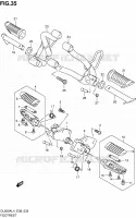 FOOTREST for Suzuki V-STROM 650 2014
