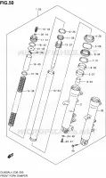 FRONT FORK for Suzuki V-STROM 650 2014