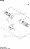 GRIP HEATER SET (OPTIONAL) for Suzuki V-STROM 650 2014