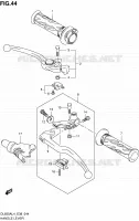 HANDGRIPS   LEVERS  for Suzuki V-STROM 650 2014