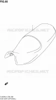 HIGH SEAT (OPTIONAL) for Suzuki V-STROM 650 2014