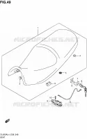 SEAT for Suzuki V-STROM 650 2014