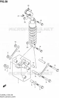 SHOCK ABSORBER LINKAGE for Suzuki V-STROM 650 2014