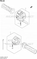 SWITCHES for Suzuki V-STROM 650 2014