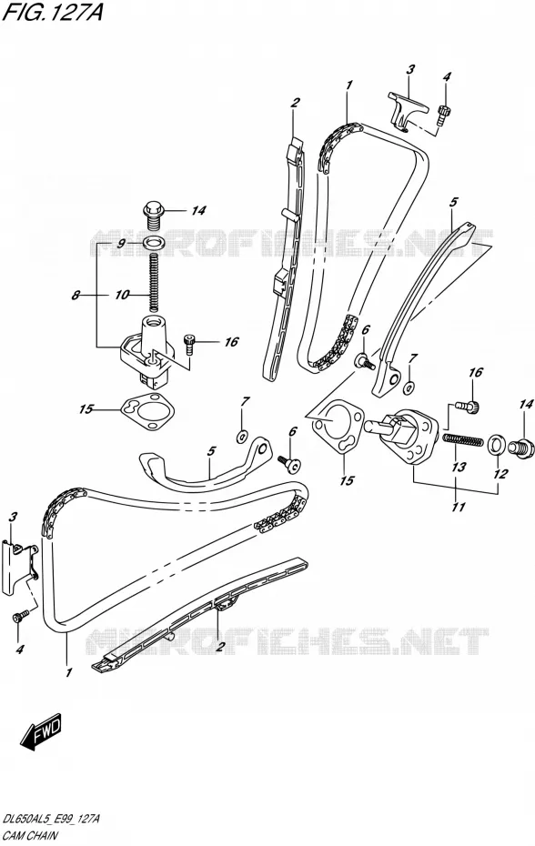 TIMING Suzuki MOTO 650 V-STROM 2015  DL650A L5 (E99)