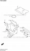 BATTERY BOX   TOOLS for Suzuki V-STROM 650 2016