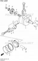 CRANKSHAFT for Suzuki V-STROM 650 2016