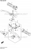 HANDGRIPS   LEVERS  for Suzuki V-STROM 650 2016
