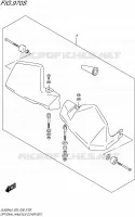 OPTIONS (KNUCKLE COVER SET) for Suzuki V-STROM 650 2016