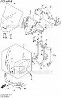 FAIRING   LABELS for Suzuki V-STROM 650 2016