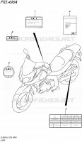 LABEL for Suzuki V-STROM 650 2016