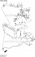 RADIATOR HOSE for Suzuki V-STROM 650 2016