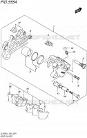 REAR CALIPER for Suzuki V-STROM 650 2016