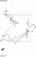 FUEL EVAP SYSTEM for Suzuki V-STROM 650 2016