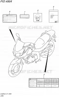 LABEL for Suzuki V-STROM 650 2016