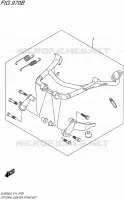 OPTIONS (CENTER STAND SET) for Suzuki V-STROM 650 2016