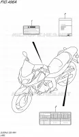 LABEL for Suzuki V-STROM 650 2016