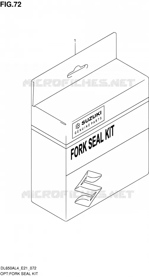 FORK SEAL KIT Suzuki MOTO 650 V-STROM 2014  DL650AUE L4 (E21)