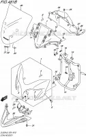 FAIRING   LABELS (DL650XAL6 E99) for Suzuki V-STROM 650 2016