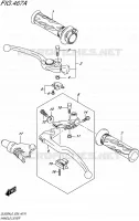 HANDGRIPS   LEVERS  for Suzuki V-STROM 650 2016
