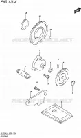 OIL PUMP for Suzuki V-STROM 650 2016