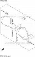 OPTIONS (KNUCKLE COVER SET) for Suzuki V-STROM 650 2016
