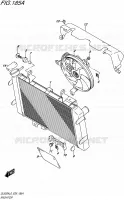 RADIATOR for Suzuki V-STROM 650 2016