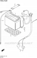 BATTERY for Suzuki V-STROM 650 2016