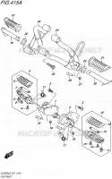 FOOTREST for Suzuki V-STROM 650 2016