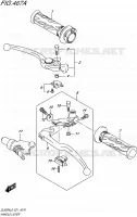 HANDGRIPS   LEVERS  for Suzuki V-STROM 650 2016