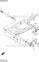 SWINGARM for Suzuki V-STROM 650 2016
