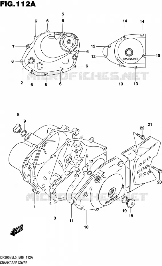 CASING Suzuki MOTO 200 DR 2015  DR200SE L5 (E06)